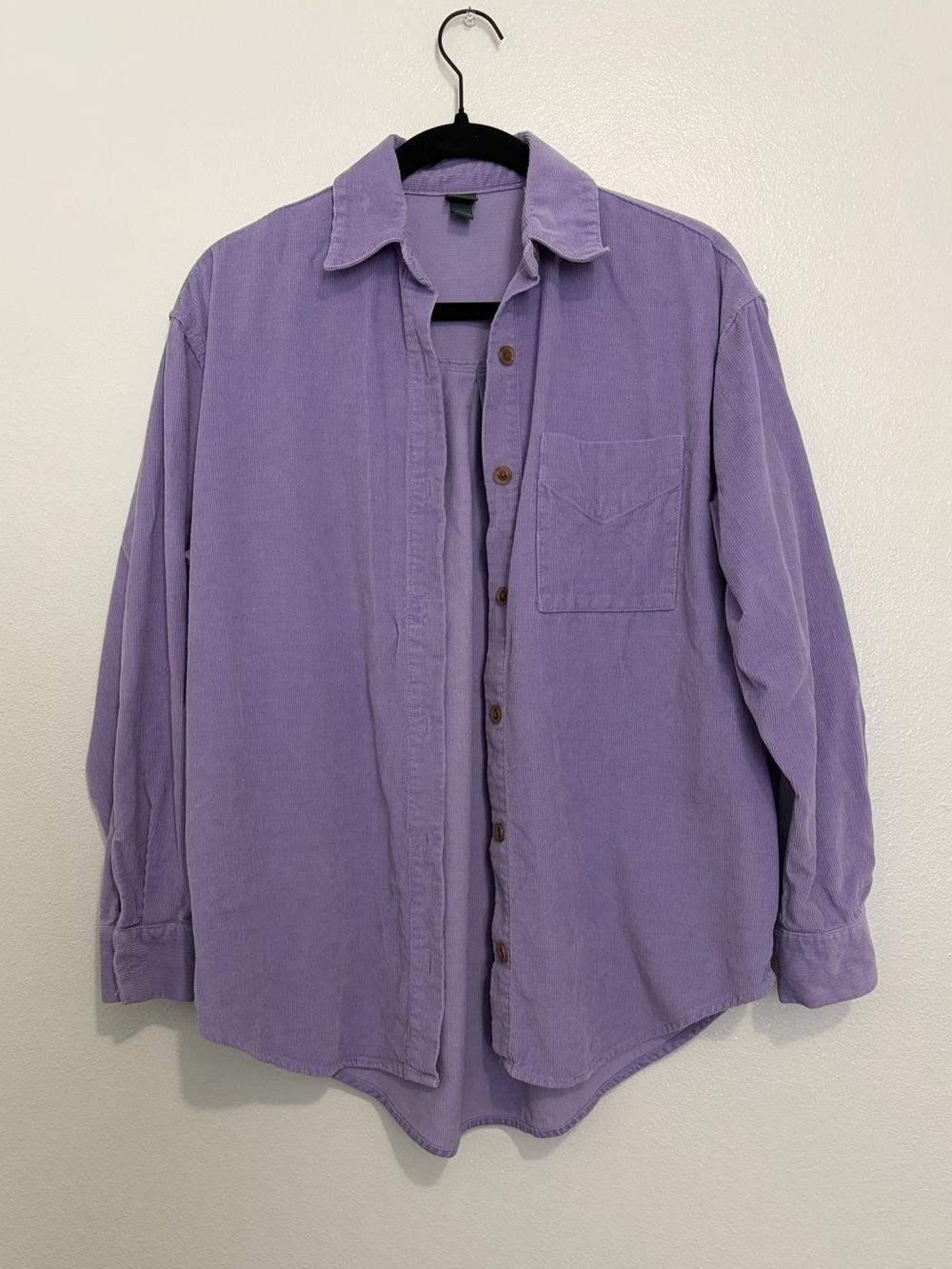Wild Fable Lavender Corduroy Oversized Button Down Shirt XS